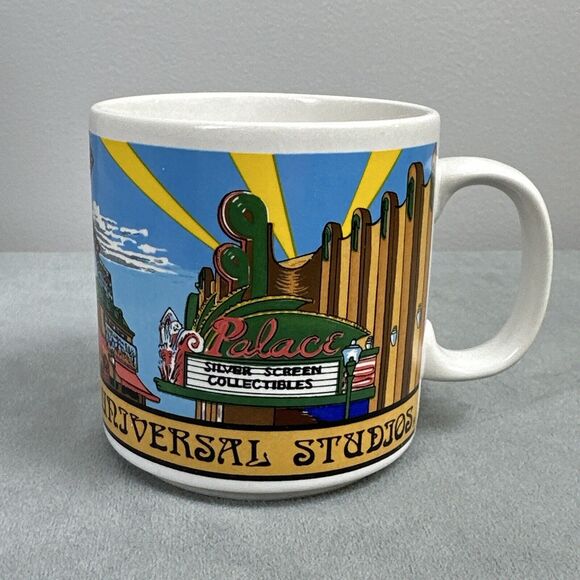 Vintage Universal Studios Streets of The World Collectible Coffee Cup Mug Korea - Picture 1 of 9